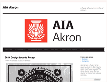 Tablet Screenshot of aiaakron.org